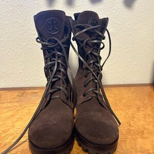 Tory Burch Leather Boots Size 7